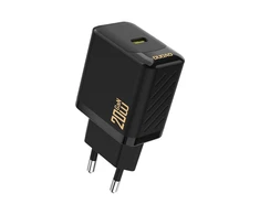 Dudao A26 PD20W GaN USB-C įkroviklis – juodos spalvos
