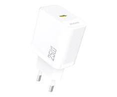 Dudao A27 25W GaN USB-C laidinis įkroviklis – baltos spalvos