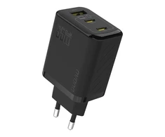 Dudao A29C 65W GaN laidinis įkroviklis + USB-C kabelis – juodos spalvos