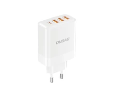 Dudao A5HEU network įkroviklis 3x USB-A 1x USB-C PD20W – baltos spalvos