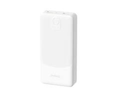 Dudao K10Pro Power Bank 2.4A 20000mAh 2 x USB-A - Baltas