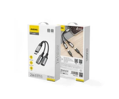 Dudao L13C+ 2in1 USB-C Adapteris – Gray