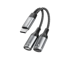 Dudao L13C+ 2in1 USB-C Adapteris – Gray