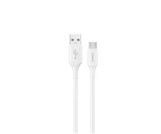 Dudao L2SM USB-A / micro USB 6A cable 1.2 m - baltas