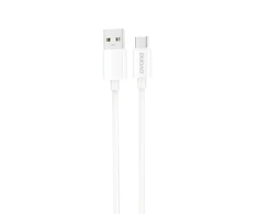USB kabelis Dudao (L4ST) type-C (2A) baltas (1m)