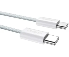Dudao L6C duomenų perdavimo ir įkrovimo kabelis | USB-C į USB-C | 60W | 2 m | mėlynas