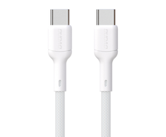 Dudao L9C 65W USB-C – USB-C 2m kabelis – baltos spalvos