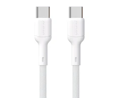 Dudao L9C 65W USB-C – USB-C 2m kabelis – baltos spalvos