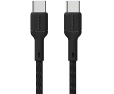 Dudao L9C duomenų perdavimo ir įkrovimo kabelis | USB-C į USB-C | 65W | 1 m | juodas