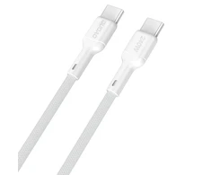 Dudao L9C Max 240W PD USB-C – USB-C 2m kabelis – baltos spalvos