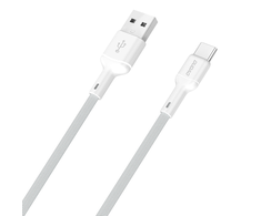 Dudao L9T 5A USB-A – USB-C kabelis 1m – baltos spalvos