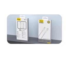 Dudao L9X 30W USB-C – Lightning kabelis 2m – baltos spalvos
