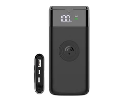 Išorinė baterija POWER BANK Dudao K13Pro 10000mAh su belaidžiu įkrovikliu (PD+QC3.0 10W) juoda