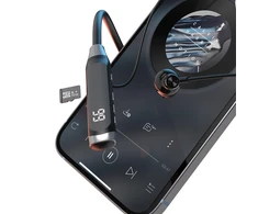 Dudao U5 Max Bluetooth Neckband belaidės ausinės – juodos spalvos