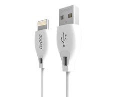 Dudao kabelis USB / Lightning kabelis 2.4A 1m baltos spalvos (L4L 1m baltos spalvos)