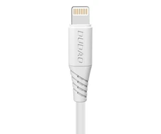 USB kabelis Dudao (L2) lightning 1m (5A) baltas