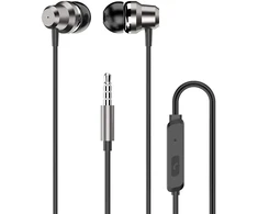 Dudao X10PRO ausinės į ausis, laidinės, 3.5 mm mini lizdas – juodos