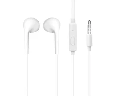 Dudao X10S laidiniai ausinės su 3,5 mm mini lizdu, 1,15 m – baltos