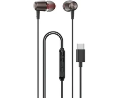 Dudao X1PROT ausinės su USB-C laidu, 1,2 m – juodos