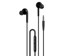 Dudao X3+ Įstatomos į ausis ausinės, su laidu, 3.5mm minijack - juodas