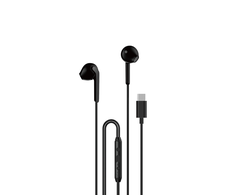 Dudao X3C į ausis įkiamos laidinės USB-C ausinės 1.2m - juodos spalvos