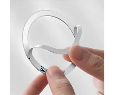 Dudao Y20 belaidis garsiakalbis su magnetiniu laikikliu „Bluetooth“ 5.3 – sidabrinis