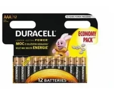 Duracell AAA MN2400 Alkaline LR03 1.5V Batteries (12pcs) (EU Blister)
