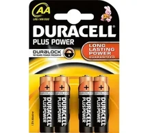Duracell MN 1500 Plus Power AA (LR6) Blister pack 4pcs