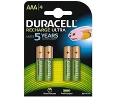 Duracell Precharged HR03 900MAH ALWAYS READY Blister Pack 4pcs.