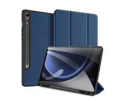 Dėklas Dux Ducis Domo Samsung X610/X616 Tab S9 FE Plus tamsiai mėlynas