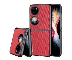 Dux Ducis Fino dėklas skirtas Huawei P50 Pocket, raudonas