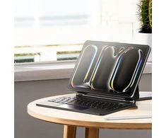 Dux Ducis Keyboard (MK Series) Dėklas with Bluetooth Keyboard skirtas iPad Pro 11″ 2024 – juodos spalvos