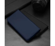 Dux Ducis Skin Pro Honor Magic5 atverčiamas card wallet su stoveliu dėklas telefonui juodos spalvos