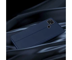 Dux Ducis Skin Pro Oppo Reno 8 atverčiamas card wallet su stoveliu dėklas telefonui mėlynos spalvos