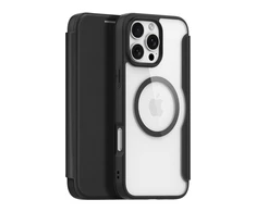 Dux Ducis Skin X Pro Apple iPhone 16 Pro with MagSafe and Flip Cover – dėklas telefonui juodos spalvos