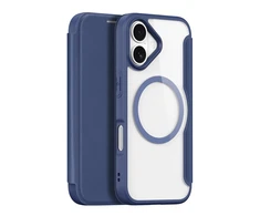 Dux Ducis Skin X Pro Apple iPhone 17 Air dėklas su MagSafe and Wallet – mėlynos spalvos