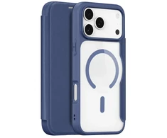 Dėklas Dux Ducis Skin X Pro skirtas Apple iPhone 17 Pro Max, suderinmas su MagSafe – mėlynos spalvos