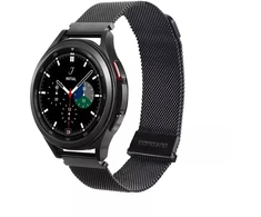 DUX DUCIS strap MILANESE stainless steel magnetic 20 mm juodas