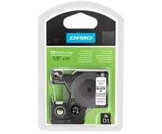 Dymo Rašymo juosta 45010 skaidri juoda (S0720500)
