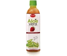 Gaivusis sulčių gėrimas ALEO Aleo vera, braškių skonio, 1,5 l