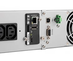 EATON 9E UPS AC 200/220/230/240V 900W 1000VA RS-232 USB išvesties jungtys 4 2U Juodas