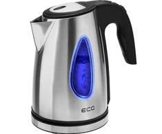 ECG RK 1740 Elektrinis virdulys, 1.7 L, 2000 W, Mėlyna light, Nerūdijantis plienas design