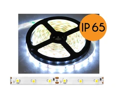 „Ecolight PS“ LED juostelė ECO* neperšlampama diodų girlianda, balta šalta šviesa, 300 diodų SMD2835, 5m, baltas pagrindas