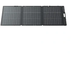Nešiojamas Saulės Skydas - EcoFlow 160W Dviejų Pusių Dizainas, IP68 Reitingas, -40°C iki 85°C, Juodas