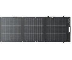 Nešiojamas Saulės Skydas - EcoFlow 160W Dviejų Pusių Dizainas, IP68 Reitingas, -40°C iki 85°C, Juodas
