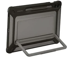 Samsung EF-RX610CBE apsauginis stovas su dangteliu planšetinio kompiuterio dėklas Galaxy Tab S9 FE+ juodas