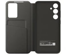 Telefono dėklas Samsung Galaxy S24 FE Smart View, juodas (pažeista pakuotė)