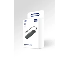 EGA H2 USB-C iki 4 x USB 3.0 skirstytuvo 5 Gbps juodas (EU Blister)