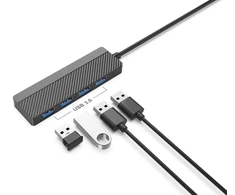 EGA H2 USB-C iki 4 x USB 3.0 skirstytuvo 5 Gbps juodas (EU Blister)