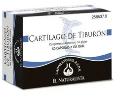 El Natural Cartilago De Tiburon 500 Mg X 60 kapsulių